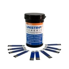 UniStrip Glucose Test Strips 50ct Onetouch Ultra Meter