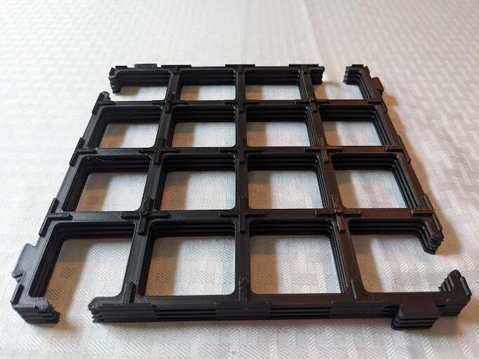Soporte para azulejos Carcassonne - 3x3, 4x4, paquete múltiple descuentos - ¡Ideal para niños! Foto 4 de 4