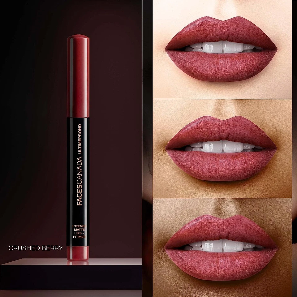 FACESCANADA Ultime Pro HD Intense Matte Lips Primer, Crushed Berry 04, 1.4g - Image 3 of 4