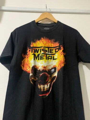 TWISTED_METAL Vintage Black Shirt Unisex Cotton Men Women S TWISTED_METAL Vintage Black Shirt Unisex Cotton Men Women S