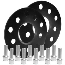 SCC Spurverbreiterung black 10mm mit Schrauben silber Audi S3 Typ: 8L 96-03