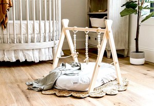 Little Dove Baby Activity Gym / Includes Toy Expansion Kit - Folds For Storage