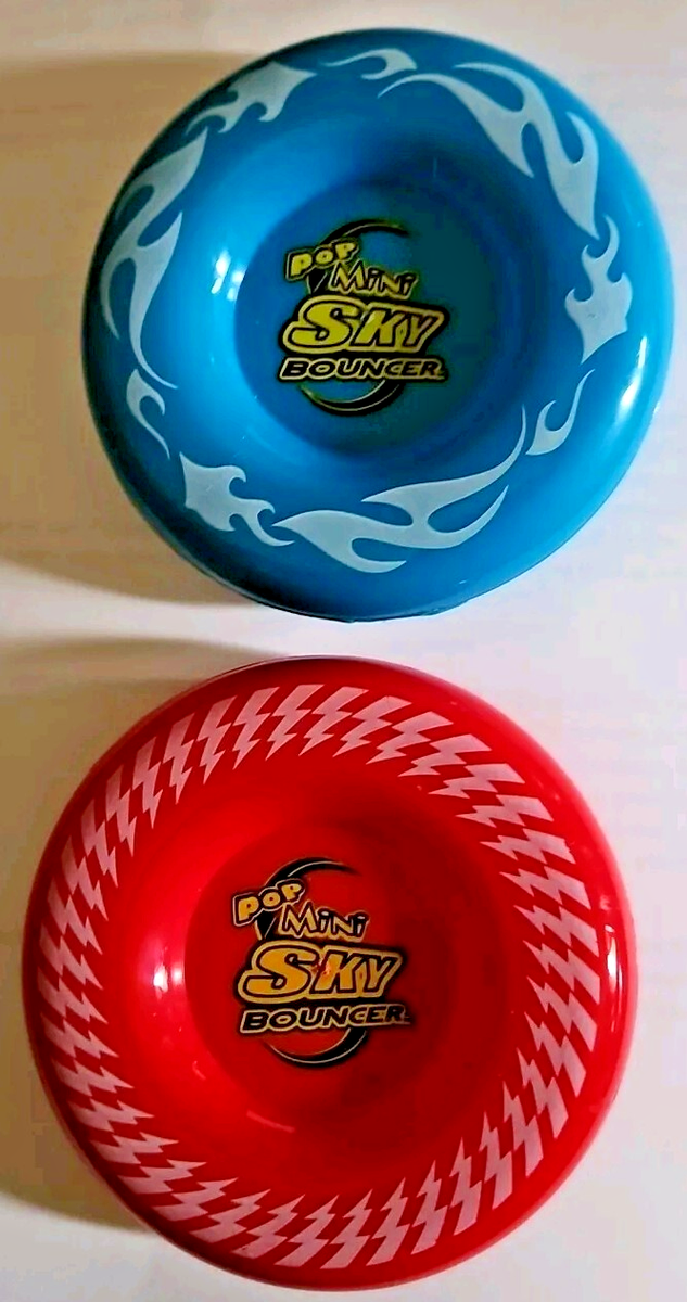 Pop Mini Sky Bouncer Discs Red and Blue Maui B02 Rare