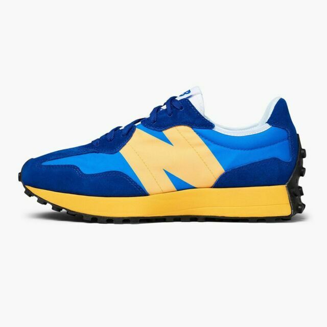 New Balance 327 Marine Blue Yellow 