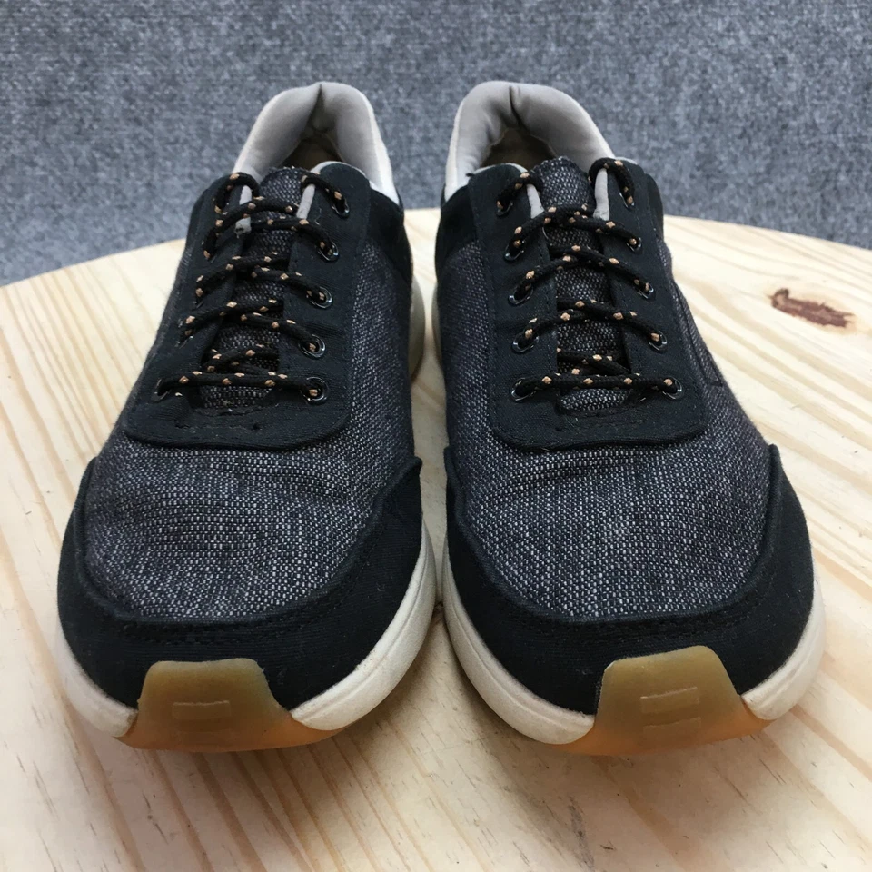 Toms Zapatos Mujer 10 Heritage Tenis Negro Lona Parte Superior Baja Punta Redonda 10013429 Foto 4 de 4