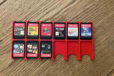 Nintendo Switch Spielkartenhalter, Cartridge Storage Organizer (12 Spiele)