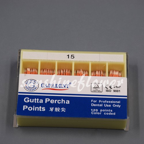 Dental Endo Root Canal Gutta Percha Points #15/20/25/30/35/40/15-40 0.02 Taper - Picture 14 of 96