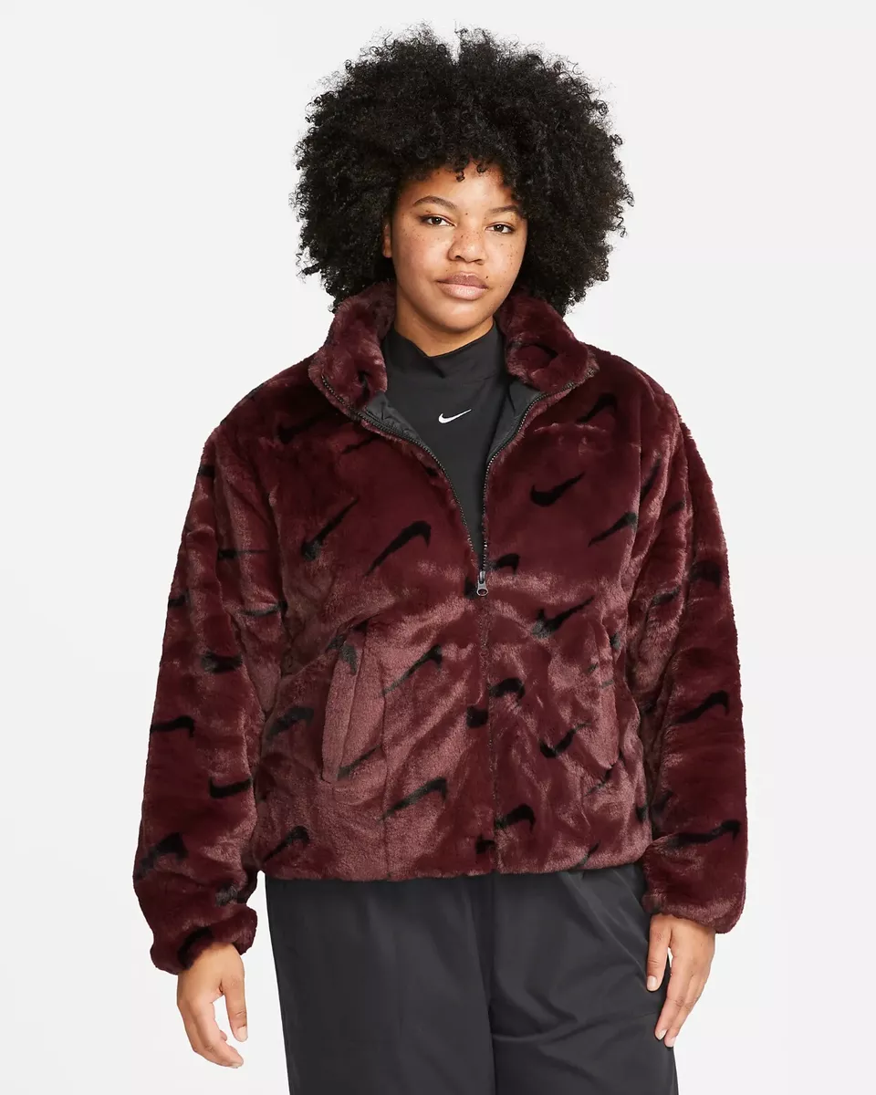 Nike burgundy jacket discount