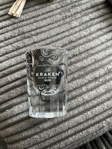 Special Edition Kraken Rum Large Heavy Base Shot Glass Brand New 100% Genuine - Picture 1 of 5