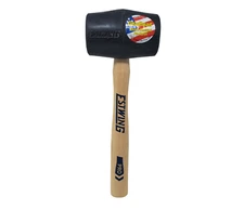 Estwing - 12oz Dead Head Black Rubber Mallet w/ Hickory Handle