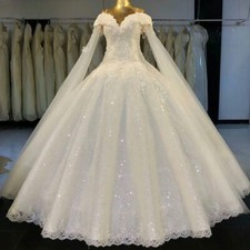Spaghetti Wedding Dresses Strap Applique Off Shoulder Floor Length Bridal Gowns