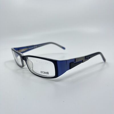 JUST CAVALLI mod JC298 col 092 sz 52/16 Eyeglasses Frame Black Blue H6772