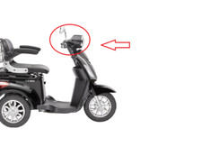 Frontverkleidung Verkleidung vorne Luxxon E3800 schwarz Dreirad 