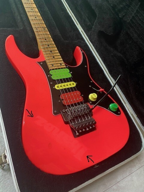 Ibanez RG550 Road Flare Red 1987 The First Year, Extremely Rare