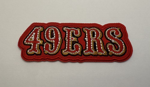 SAN FRANCISCO 49ers 75th Anniversary Patch Football Jersey Official Size IRON ON