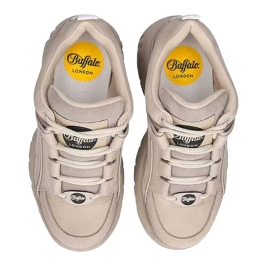 Buffalo classic low nubuck cheap leather beige