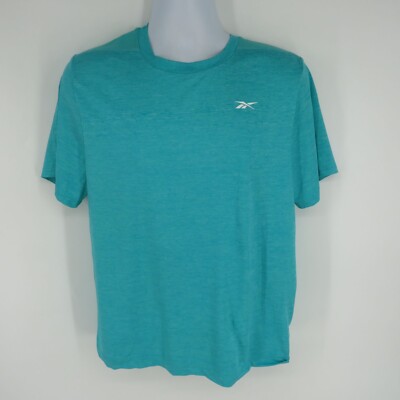 Reebok Men's Speedwick Tech Style Active Teal T-Shirt Medium NWT