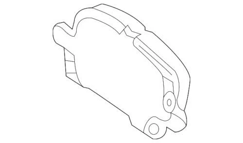 Genuine GM 2011-2018 Buick Cadillac Chevrolet Front Disc Brake Pads 22799077 OEM - Изображение 2 из 3