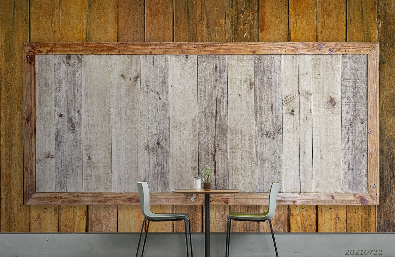 3D Brown Wood Texture Wall Murals Wallpaper Murals Wall Sticker 1