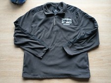 Disney Parks Resort Fleece Sweatshirt Pullover 1/4 Zip Embroidered Gray Men Sz.M