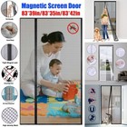 Mosquito Door Net Mesh Screen Bug Pet Patio Hands Free Stronger Magnetic Closer