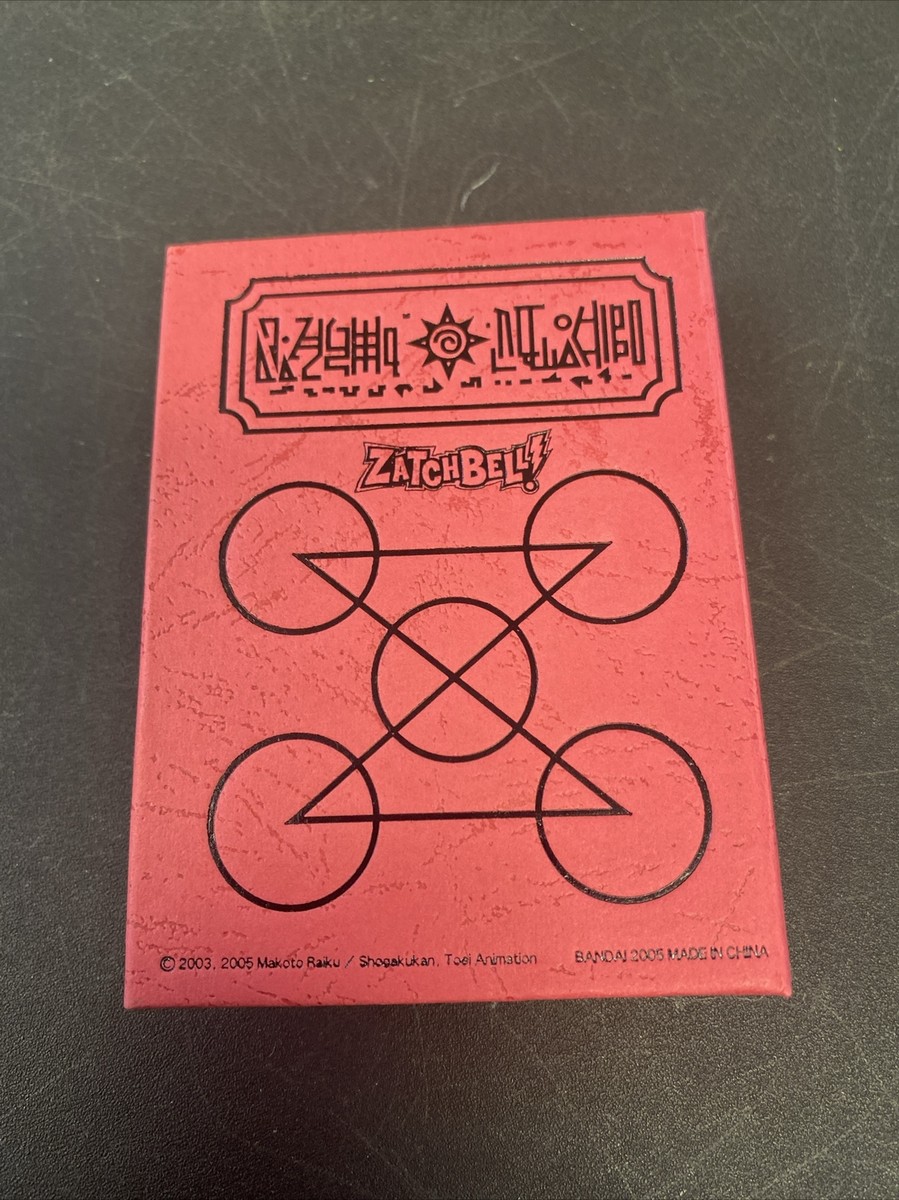 Zatch Bell Golden Gash Card Battle Trading Cards And Small Binder