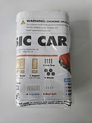 Home Depot Kids Workshops Classic Car Wood Kit Brand New