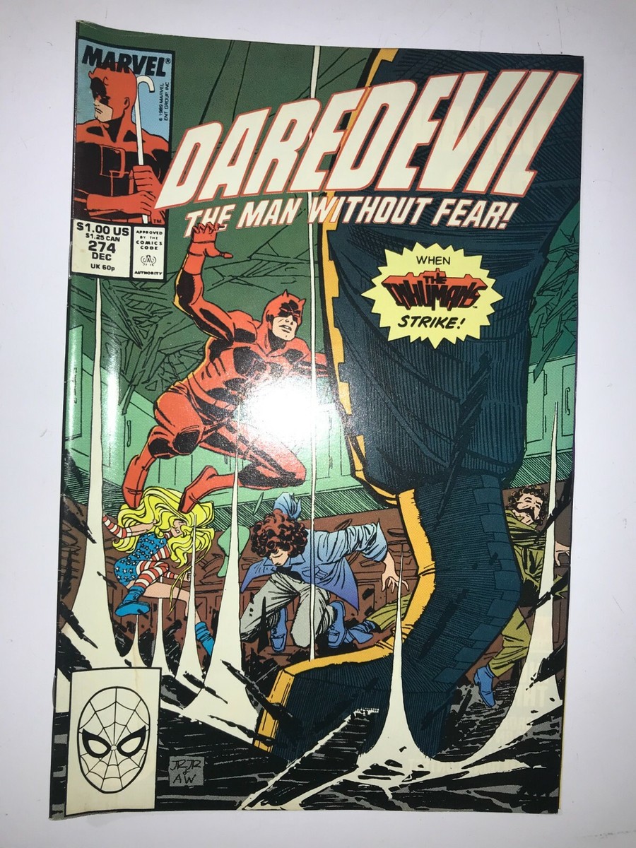 DAREDEVIL #274 DEC MARVEL COMIC BOOK (1989) | eBay