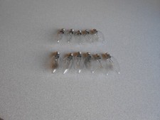 VTG 40 Watt 120 Volt CLEAR INCAND. CANDELABRA BASE TORPEDO BULBS lot of 11