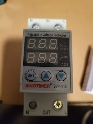 Svp-912 Over under Voltage Protector Adjustable Low Consumption Digital