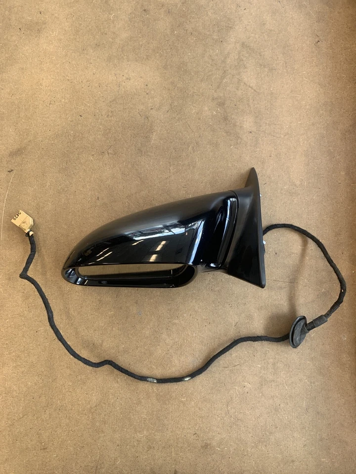 Espejo retrovisor lateral izquierdo Audi A8 Quattro 2005-2006 plegable automático negro brillante Y9B Foto 3 de 4