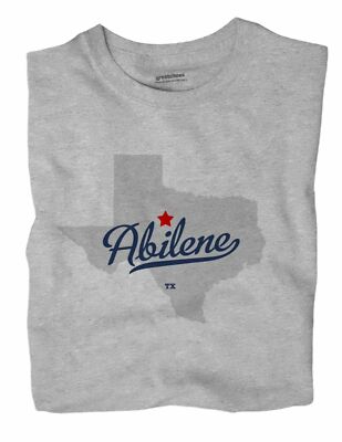 Abilene Texas TX Tex T-Shirt MAP