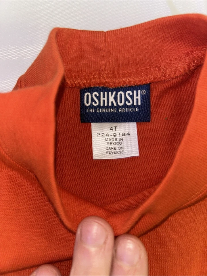 Vintage Oshkosh Surf Wraparound T-shirt Size 4 Boys; New With Tag - Image 3 of 4
