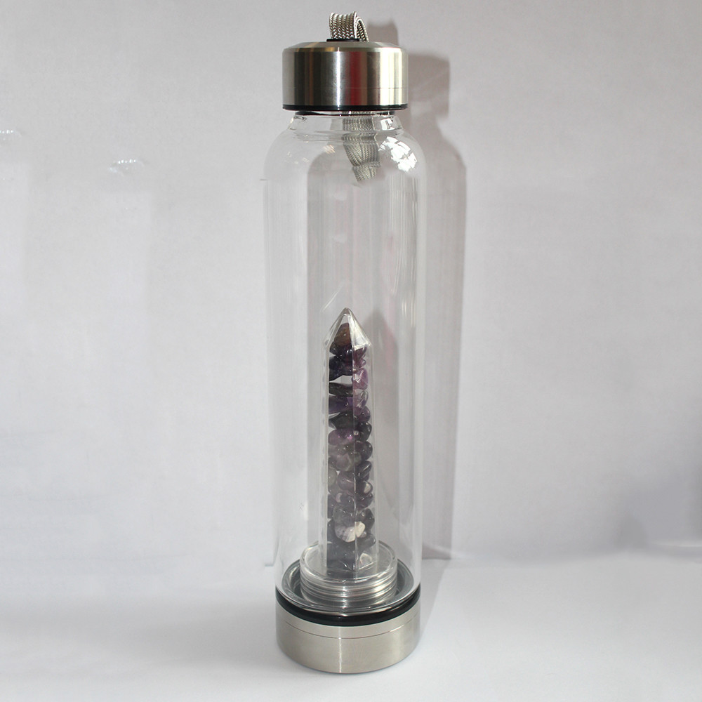 Natural Quartz Crystal Gravel Gemstone Healing Glass Energy 