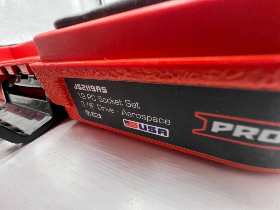 PROTO Genuine OEM 19 Piece Socket 3/8" Drive SAE J52119AS, 60MK99 Silver - Image 2 of 4