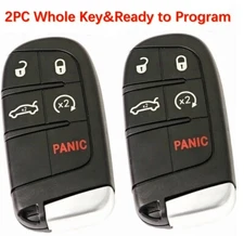 2 For 2019 2020 2021 Dodge Charger Challenger Chrysler 300 Remote Car Key Fob