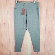 Mitchell & Ness Burnout Stamped Lgany Legging Size XL Gray Elastic Waist Pull On