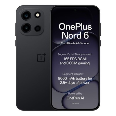 OnePlus Nord 6 (8 GB + 256GB) Snapdragon 8s Gen 4 NFC Global Version