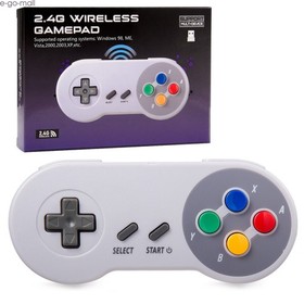 2PCS 2.4GHZ Wireless SNES Super Classic Controller for Super NES SNES SFC