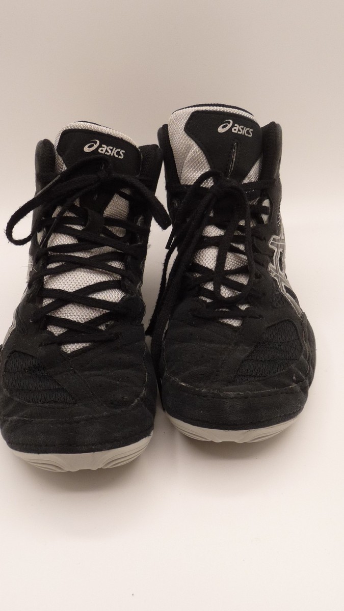 Asics Snapdown Wrestling Shoes Mens Size 8.5 Black Boxing MMA