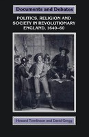 Politics, Religion And Society In England 1640-1660 David Gregg (U. A.) Buch
