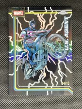 US Agent /10 Storm’s Black Lightning Refractor 2026 Topps Chrome Marvel #182