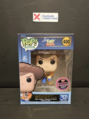 Funko Pop! Digital Toy Story #400 -Woody w/Red Pencil - LE 1839 PCs In Hand