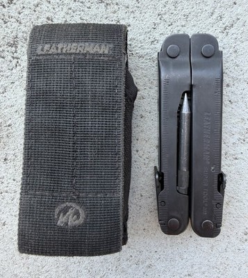LEATHERMAN SUPER TOOL 300 EOD MULTI-TOOL CARBIDE CUTTERS BLACK OXIDE W/POUCH