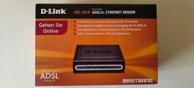D-Link ADSL2+ Modem DSL-321B - gebraucht