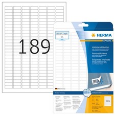 HERMA Universal Etiketten SPECIAL 25,4 x 10 mm weiß 4.725 Etiketten