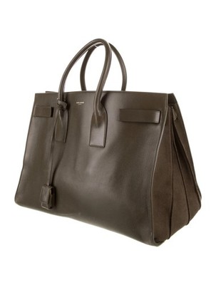 Saint Laurent Sac de Jour Large 2013 Leather Suede Italy w/ Lock - Authentic