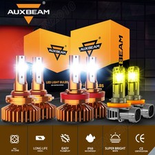 For Nissan Maxima 2009-2014 Auxbeam Led Headlight Hilow Fog Light White Yellow