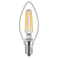 Philips LED Filament Leuchtmittel Kerze 6,5W = 60W E14 klar 806lm warmweiß 2700K