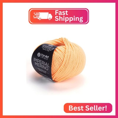 YarnArt Unique Imperial Merino Yarn - 100% Extra Fine Merino Wool, Luxurious Sof